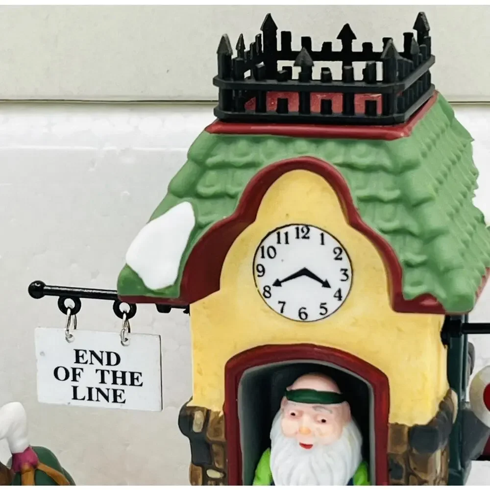 VTG 1996 Dept 56. “End of the Line” North Pole Series #56370 Retired Accessory